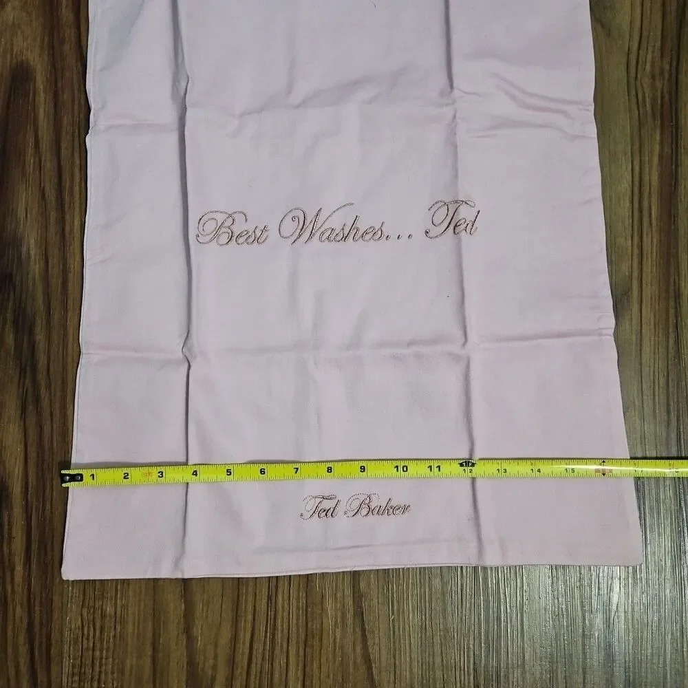 Ted Baker set Of three ALL SOR TED Laundry Bags New Pink Gray